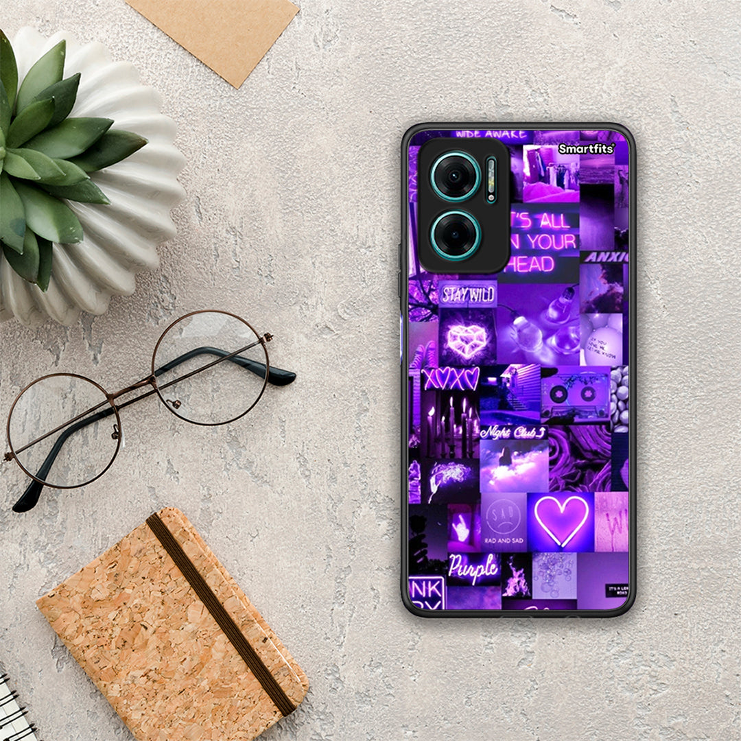 Collage Stay Wild - Xiaomi Redmi Note 11E θήκη