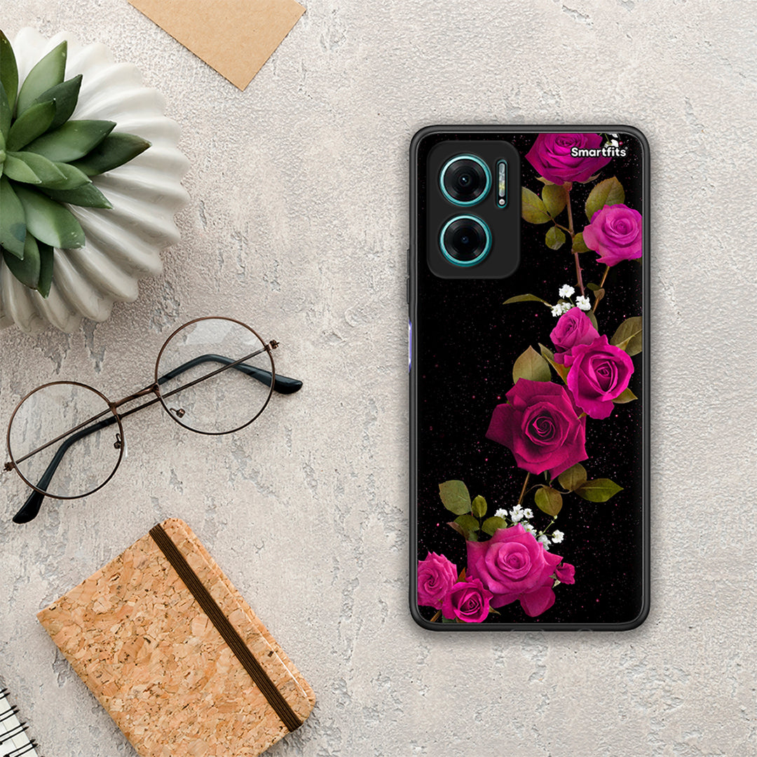 Flower Red Roses - Xiaomi Redmi Note 11E θήκη