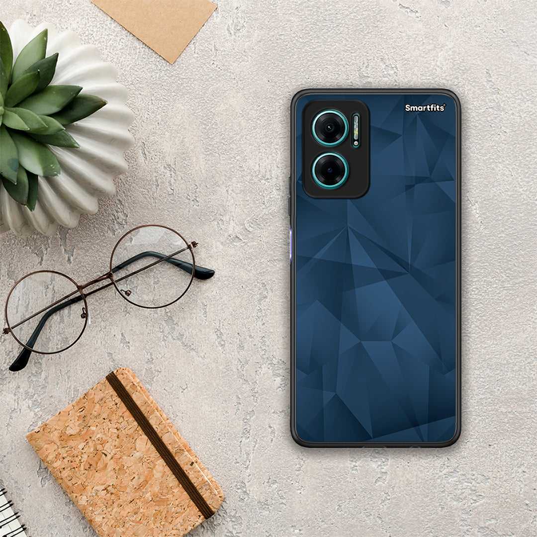 Geometric Blue Abstract - Xiaomi Redmi Note 11E θήκη