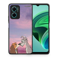 Thumbnail for Θήκη Xiaomi Redmi Note 11E Lady And Tramp από τη Smartfits με σχέδιο στο πίσω μέρος και μαύρο περίβλημα | Xiaomi Redmi Note 11E Lady And Tramp case with colorful back and black bezels