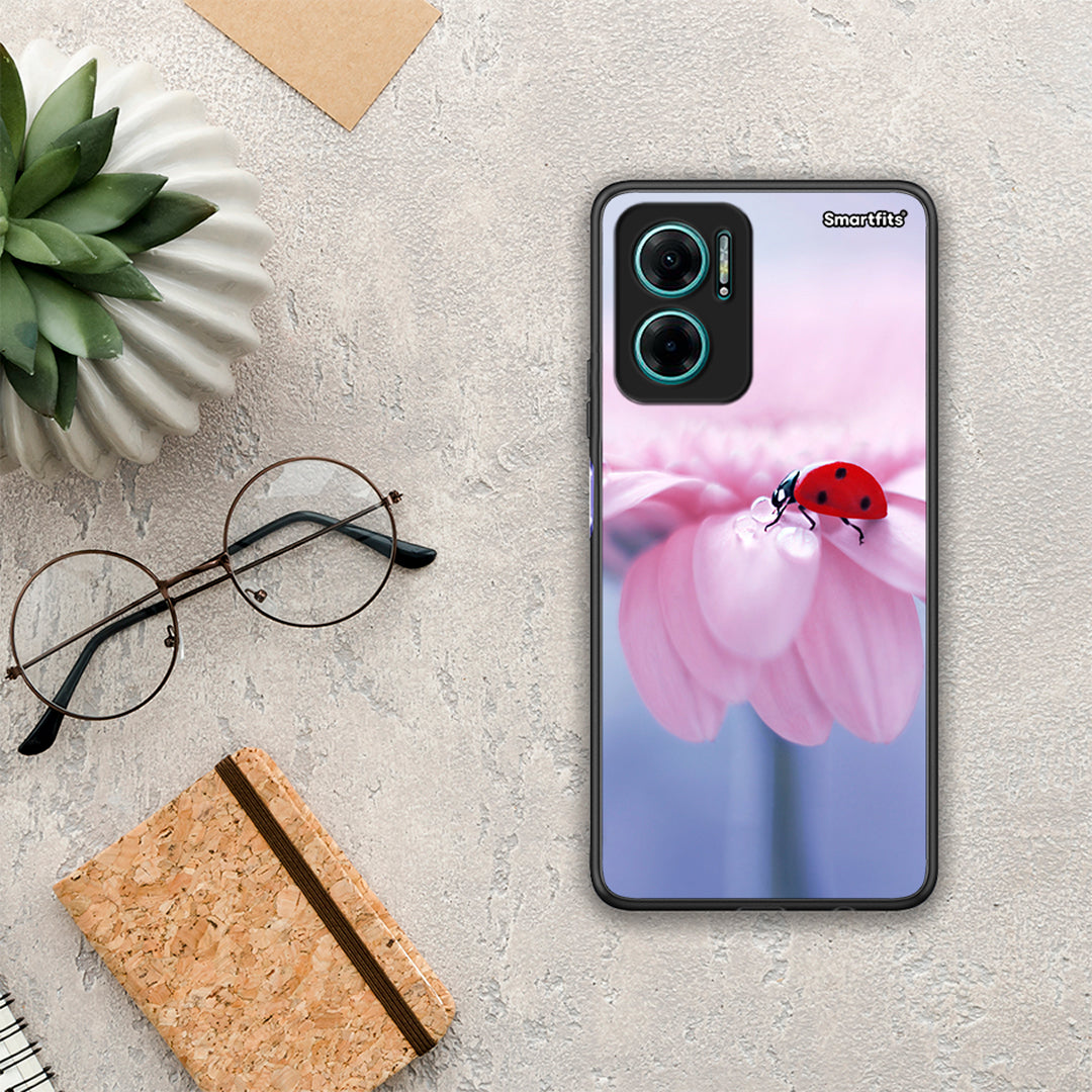 Ladybug Flower - Xiaomi Redmi Note 11E θήκη