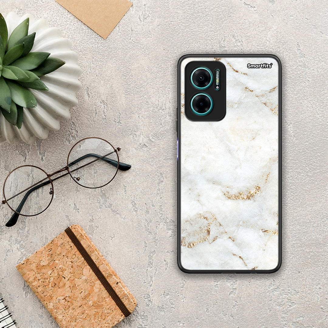White Gold Marble - Xiaomi Redmi Note 11E θήκη