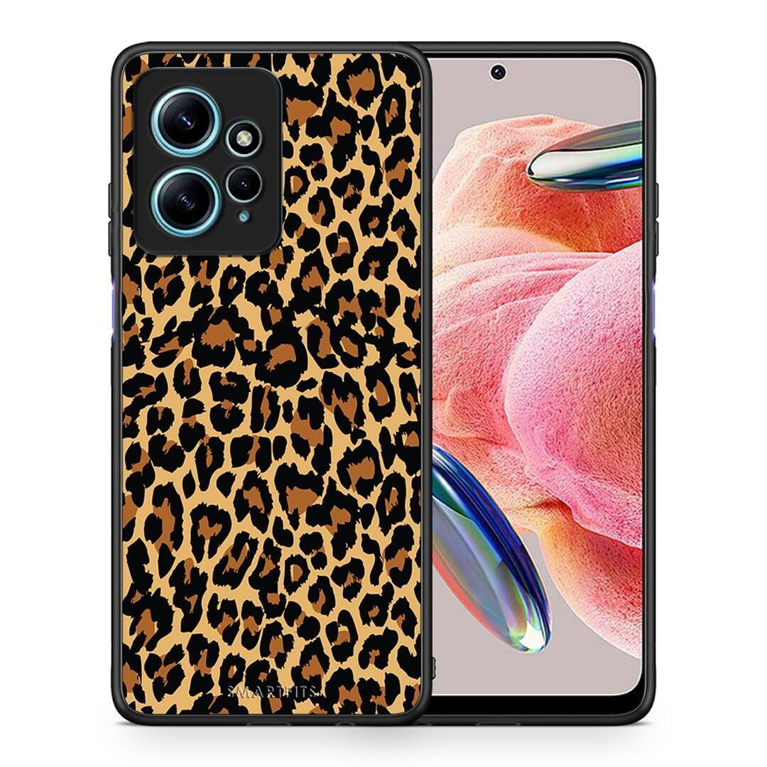 Θήκη Xiaomi Redmi Note 12 4G / Redmi K60 Pro Animal Leopard από τη Smartfits με σχέδιο στο πίσω μέρος και μαύρο περίβλημα | Xiaomi Redmi Note 12 4G / Redmi K60 Pro Animal Leopard Case with Colorful Back and Black Bezels