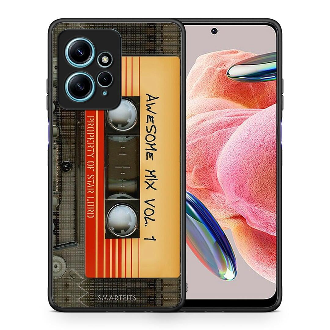 Θήκη Xiaomi Redmi Note 12 4G / Redmi K60 Pro Awesome Mix από τη Smartfits με σχέδιο στο πίσω μέρος και μαύρο περίβλημα | Xiaomi Redmi Note 12 4G / Redmi K60 Pro Awesome Mix Case with Colorful Back and Black Bezels