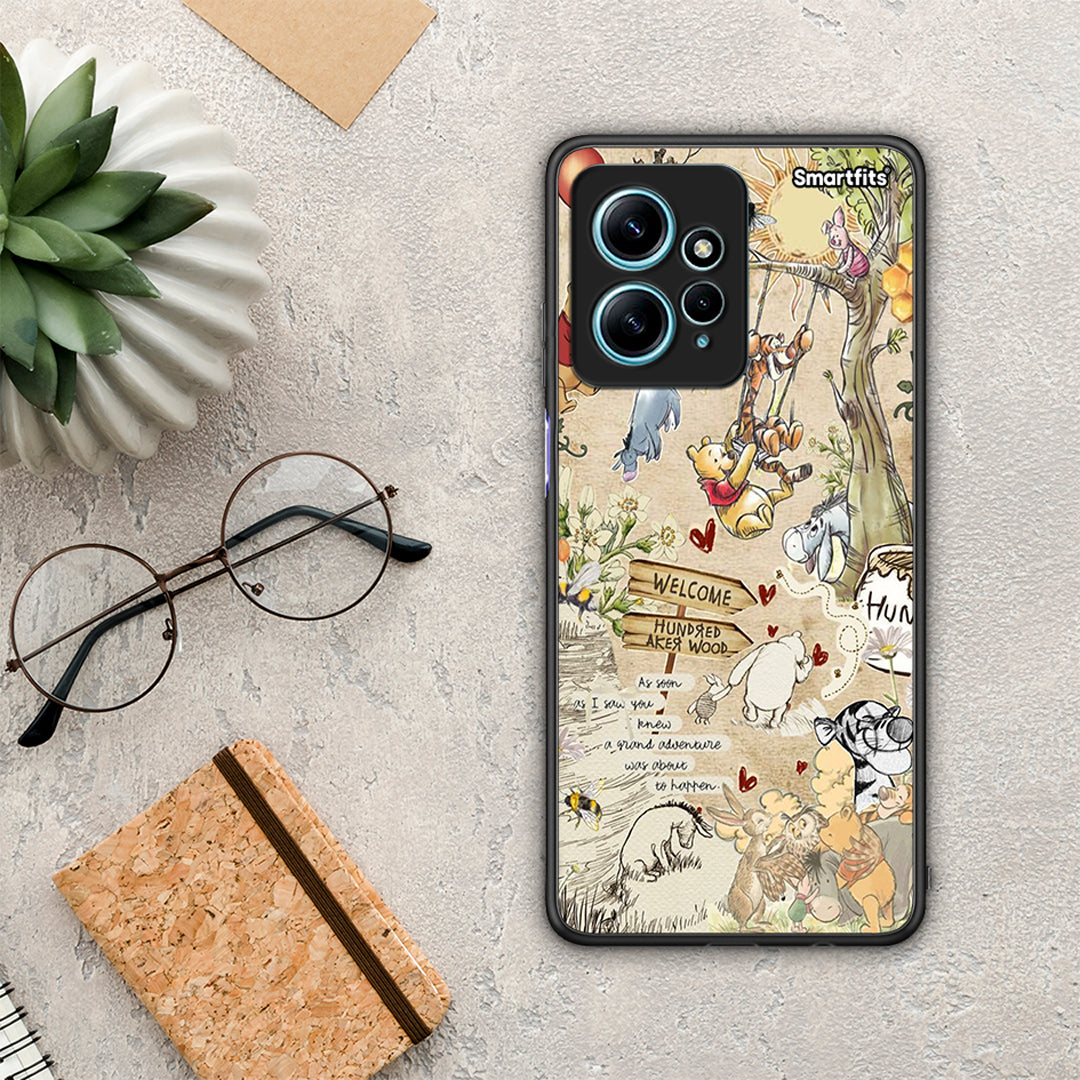 Θήκη Xiaomi Redmi Note 12 4G / Redmi K60 Pro Happy Friends από τη Smartfits με σχέδιο στο πίσω μέρος και μαύρο περίβλημα | Xiaomi Redmi Note 12 4G / Redmi K60 Pro Happy Friends Case with Colorful Back and Black Bezels