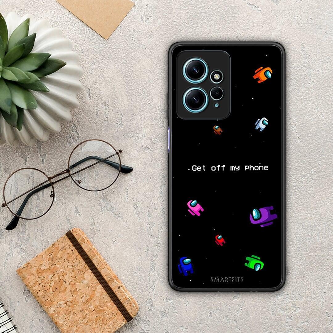Θήκη Xiaomi Redmi Note 12 4G / Redmi K60 Pro Text AFK από τη Smartfits με σχέδιο στο πίσω μέρος και μαύρο περίβλημα | Xiaomi Redmi Note 12 4G / Redmi K60 Pro Text AFK Case with Colorful Back and Black Bezels