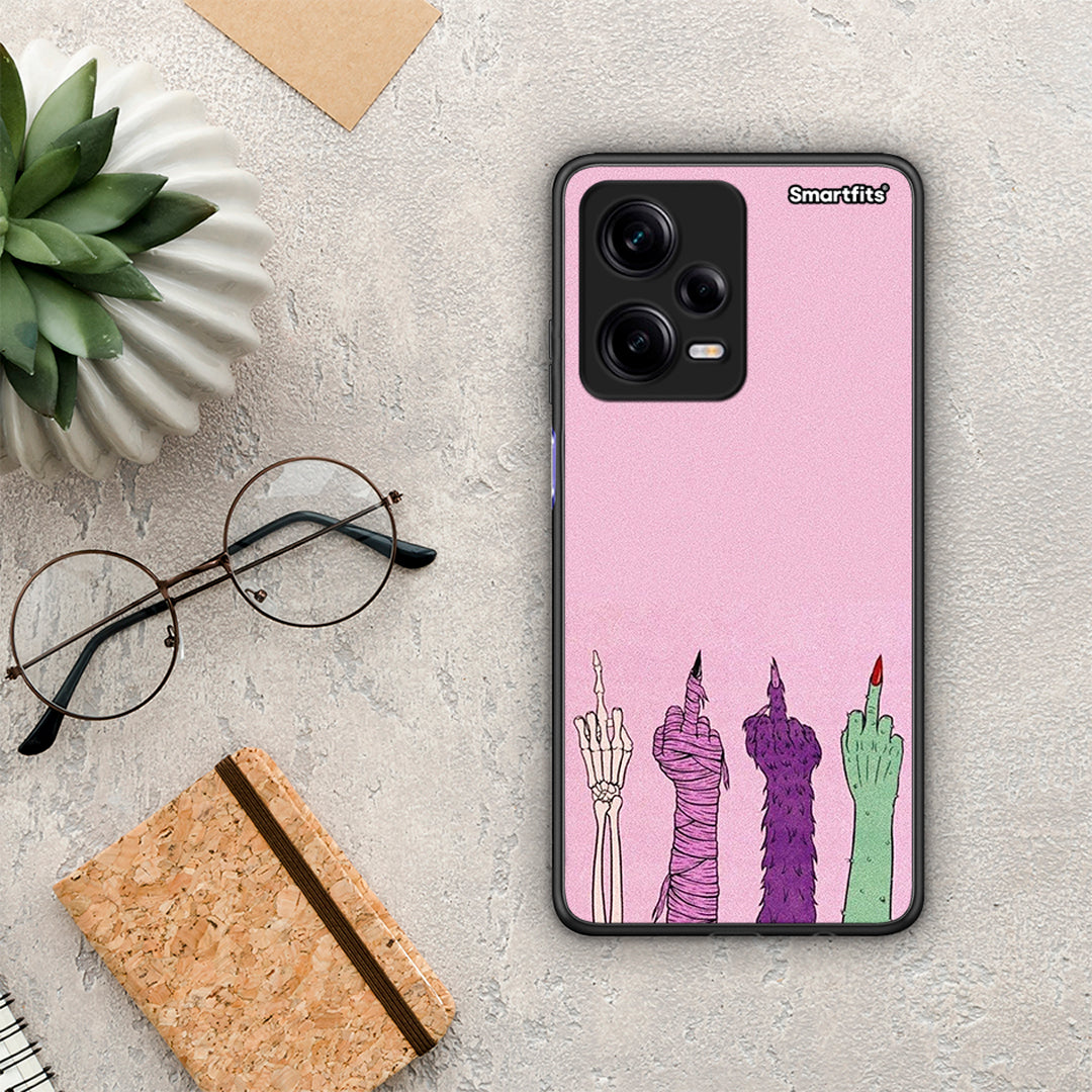 Θήκη Xiaomi Redmi Note 12 Pro 5G Halloween Be A Lady από τη Smartfits με σχέδιο στο πίσω μέρος και μαύρο περίβλημα | Xiaomi Redmi Note 12 Pro 5G Halloween Be A Lady Case with Colorful Back and Black Bezels