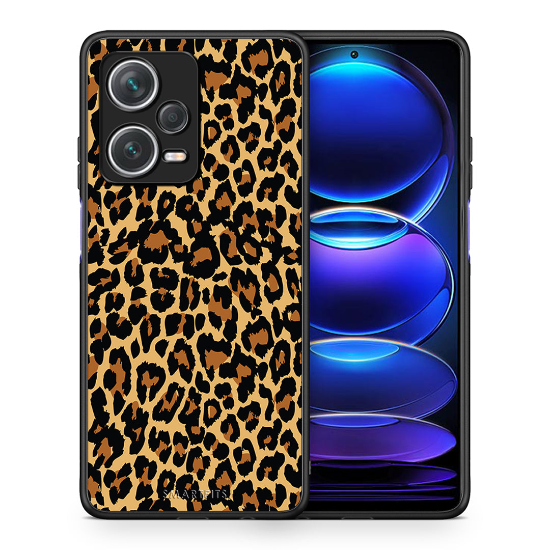 Θήκη Xiaomi Redmi Note 12 Pro+ / 12 Pro Discovery Leopard Animal από τη Smartfits με σχέδιο στο πίσω μέρος και μαύρο περίβλημα | Xiaomi Redmi Note 12 Pro+ / 12 Pro Discovery Leopard Animal case with colorful back and black bezels