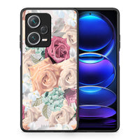 Thumbnail for Θήκη Xiaomi Redmi Note 12 Pro+ / 12 Pro Discovery Bouquet Floral από τη Smartfits με σχέδιο στο πίσω μέρος και μαύρο περίβλημα | Xiaomi Redmi Note 12 Pro+ / 12 Pro Discovery Bouquet Floral case with colorful back and black bezels