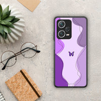 Thumbnail for Purple Mariposa - Xiaomi Redmi Note 12 Pro+ / 12 Pro Discovery θήκη