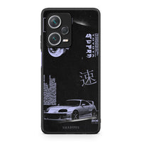 Thumbnail for Xiaomi Redmi Note 12 Pro+ / 12 Pro Discovery Tokyo Drift Θήκη Αγίου Βαλεντίνου από τη Smartfits με σχέδιο στο πίσω μέρος και μαύρο περίβλημα | Smartphone case with colorful back and black bezels by Smartfits