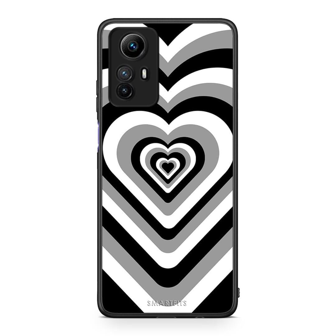 Θήκη Xiaomi Redmi Note 12S / Redmi K60 Pro Black Hearts από τη Smartfits με σχέδιο στο πίσω μέρος και μαύρο περίβλημα | Xiaomi Redmi Note 12S / Redmi K60 Pro Black Hearts Case with Colorful Back and Black Bezels