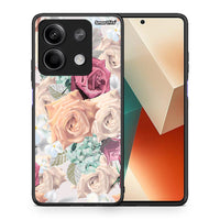 Thumbnail for Θήκη Xiaomi Redmi Note 13 5G Bouquet Floral από τη Smartfits με σχέδιο στο πίσω μέρος και μαύρο περίβλημα | Xiaomi Redmi Note 13 5G Bouquet Floral case with colorful back and black bezels