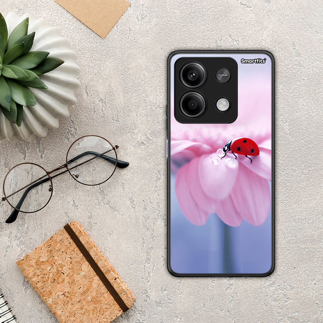 Ladybug Flower - Xiaomi Redmi Note 13 5G θήκη