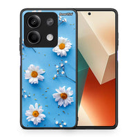 Thumbnail for Θήκη Xiaomi Redmi Note 13 5G Real Daisies από τη Smartfits με σχέδιο στο πίσω μέρος και μαύρο περίβλημα | Xiaomi Redmi Note 13 5G Real Daisies case with colorful back and black bezels