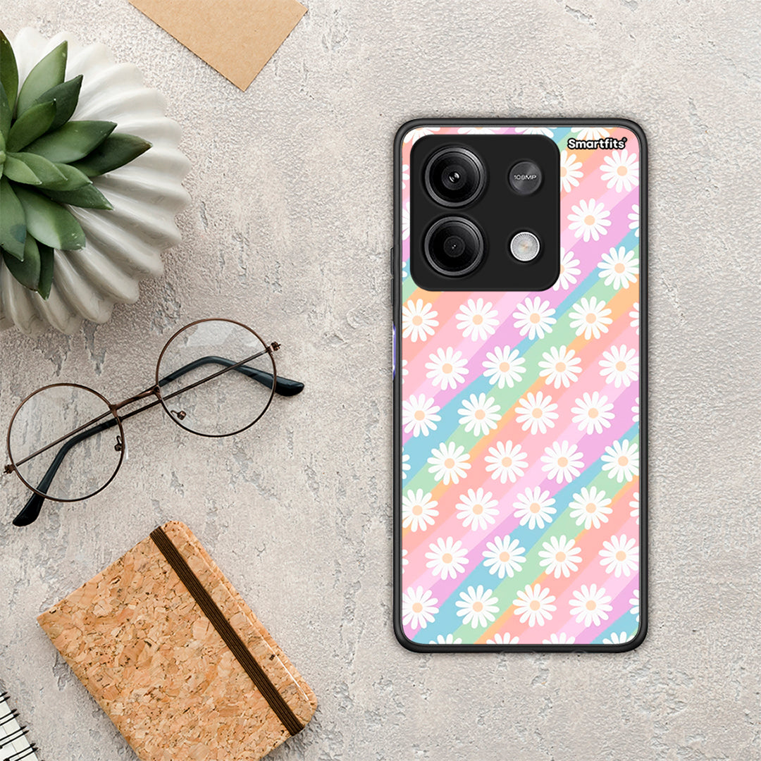 White Daisies - Xiaomi Redmi Note 13 5G θήκη