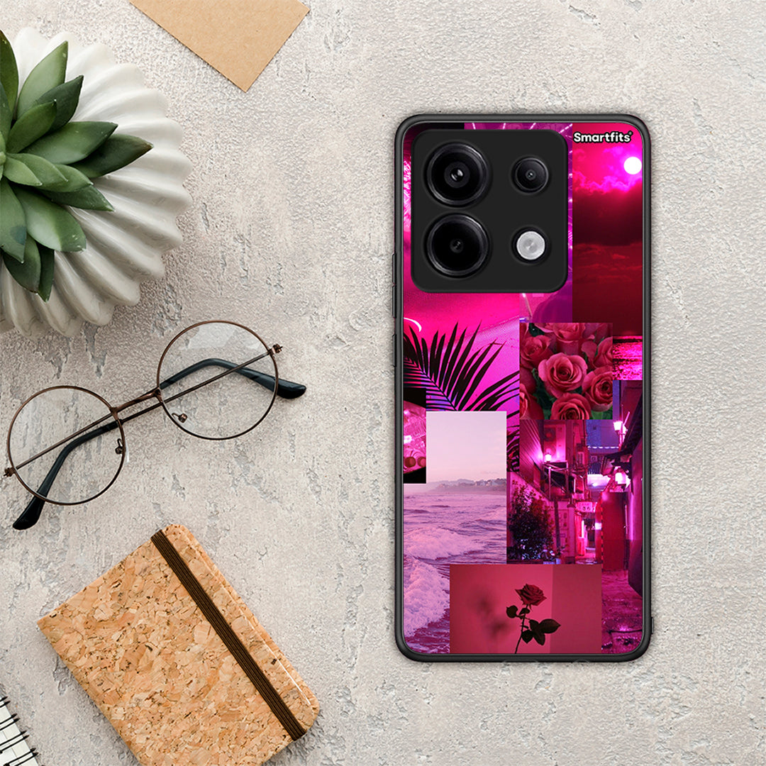 Collage Red Roses - Xiaomi Redmi Note 13 Pro 5G θήκη