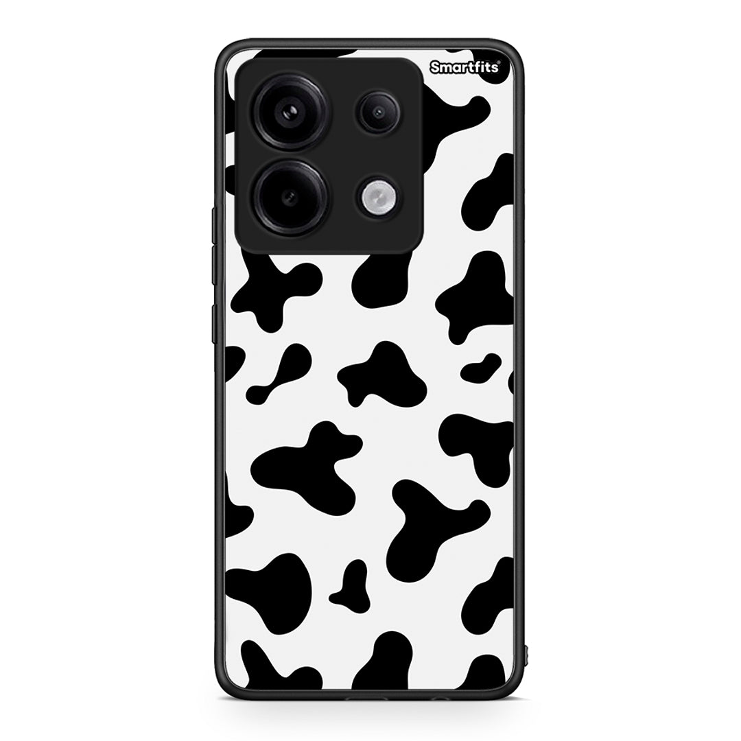 Xiaomi Redmi Note 13 Pro 5G Cow Print θήκη από τη Smartfits με σχέδιο στο πίσω μέρος και μαύρο περίβλημα | Smartphone case with colorful back and black bezels by Smartfits