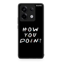 Thumbnail for Xiaomi Redmi Note 13 Pro 5G How You Doin θήκη από τη Smartfits με σχέδιο στο πίσω μέρος και μαύρο περίβλημα | Smartphone case with colorful back and black bezels by Smartfits