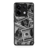 Thumbnail for Xiaomi Redmi Note 13 Pro 5G Money Dollars θήκη από τη Smartfits με σχέδιο στο πίσω μέρος και μαύρο περίβλημα | Smartphone case with colorful back and black bezels by Smartfits