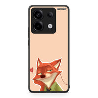 Thumbnail for Xiaomi Redmi Note 13 Pro 5G Nick Wilde And Judy Hopps Love 1 θήκη από τη Smartfits με σχέδιο στο πίσω μέρος και μαύρο περίβλημα | Smartphone case with colorful back and black bezels by Smartfits