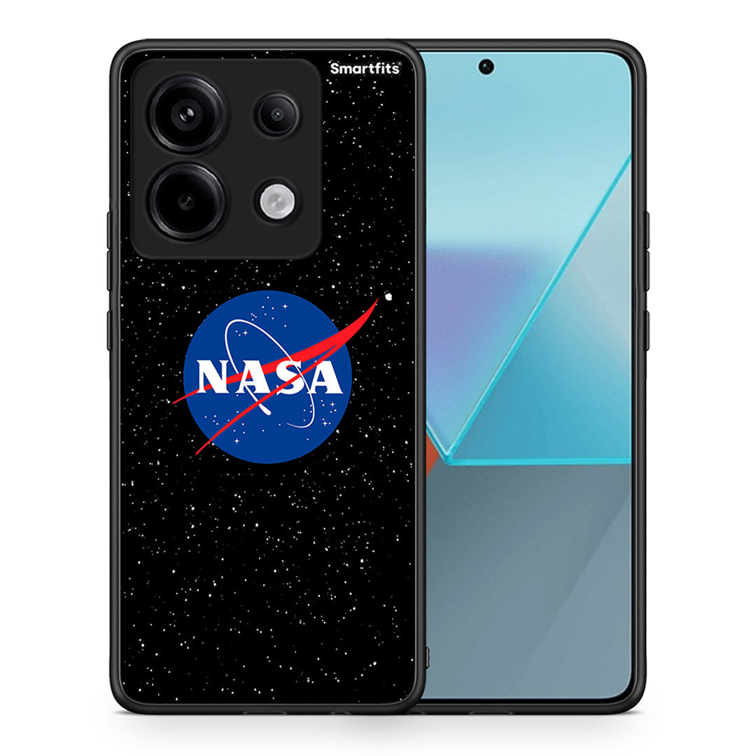 Θήκη Xiaomi Redmi Note 13 Pro 5G NASA PopArt από τη Smartfits με σχέδιο στο πίσω μέρος και μαύρο περίβλημα | Xiaomi Redmi Note 13 Pro 5G NASA PopArt case with colorful back and black bezels