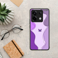 Thumbnail for Purple Mariposa - Xiaomi Redmi Note 13 Pro 5G θήκη