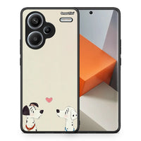 Thumbnail for Θήκη Xiaomi Redmi Note 13 Pro Plus 5G Dalmatians Love από τη Smartfits με σχέδιο στο πίσω μέρος και μαύρο περίβλημα | Xiaomi Redmi Note 13 Pro Plus 5G Dalmatians Love case with colorful back and black bezels