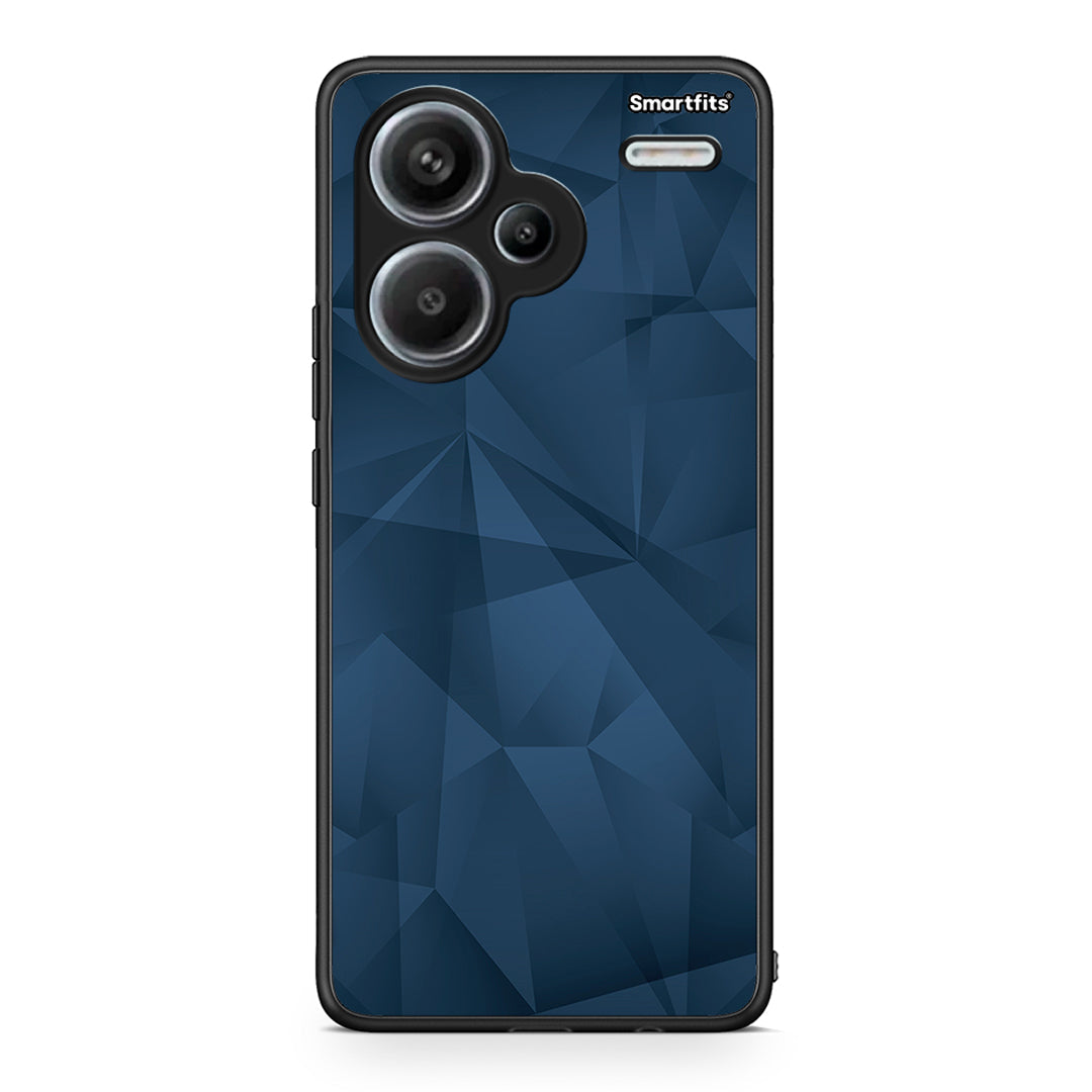 39 - Xiaomi Redmi Note 13 Pro Plus 5G Blue Abstract Geometric case, cover, bumper