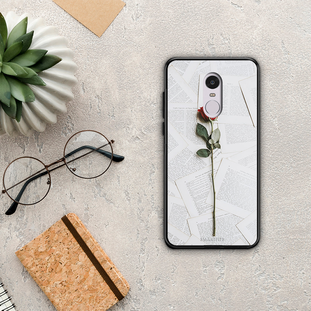 Red Rose - Xiaomi Redmi 5 θήκη