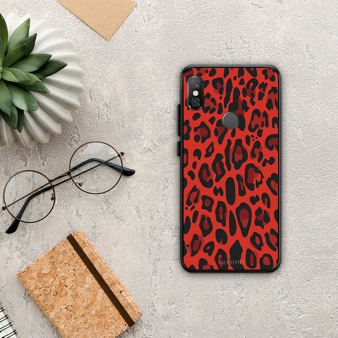 Animal Red Leopard - Xiaomi Redmi Note 5 θήκη