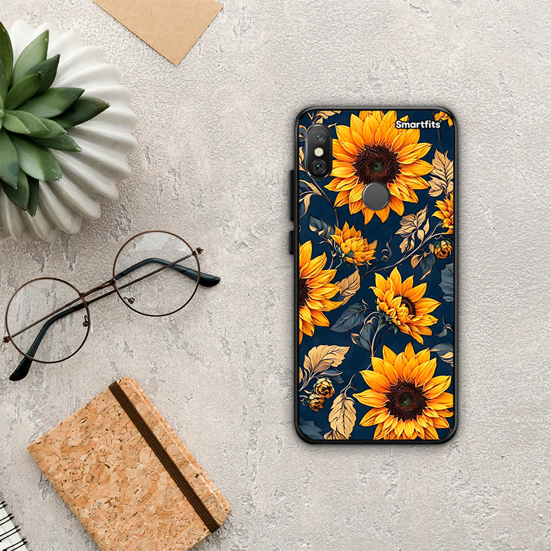 Autumn Sunflowers - Xiaomi Redmi Note 5 θήκη