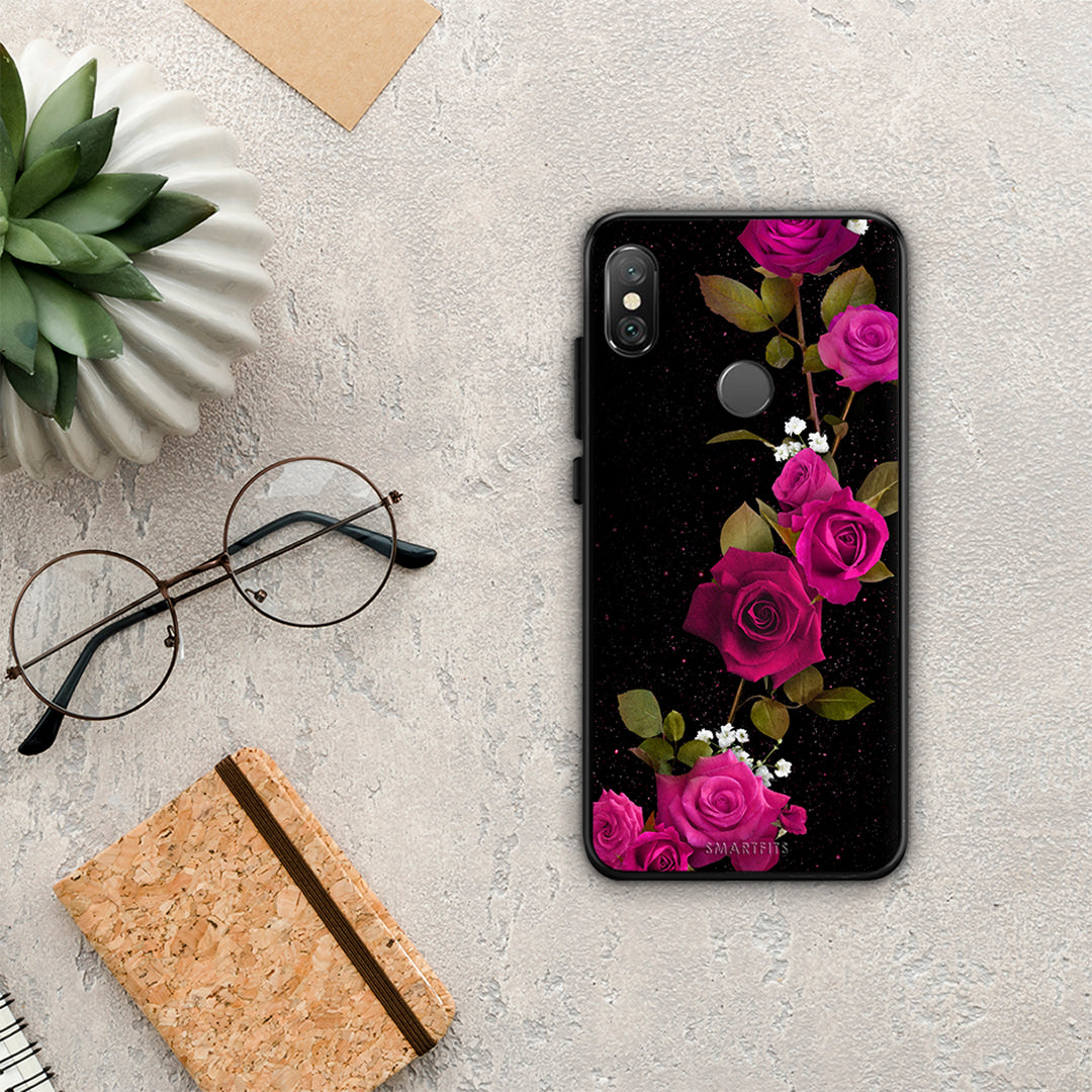 Flower Red Roses - Xiaomi Redmi Note 5 θήκη