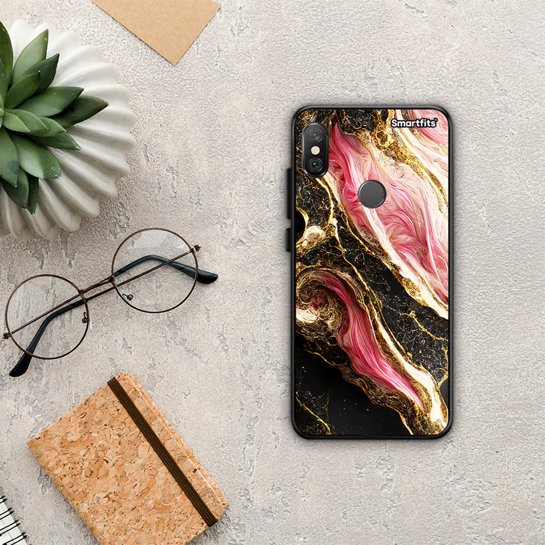 Glamorous Pink Marble - Xiaomi Redmi Note 5 θήκη