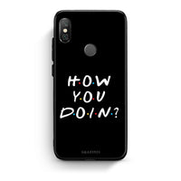Thumbnail for Xiaomi Redmi Note 5 How You Doin θήκη από τη Smartfits με σχέδιο στο πίσω μέρος και μαύρο περίβλημα | Smartphone case with colorful back and black bezels by Smartfits