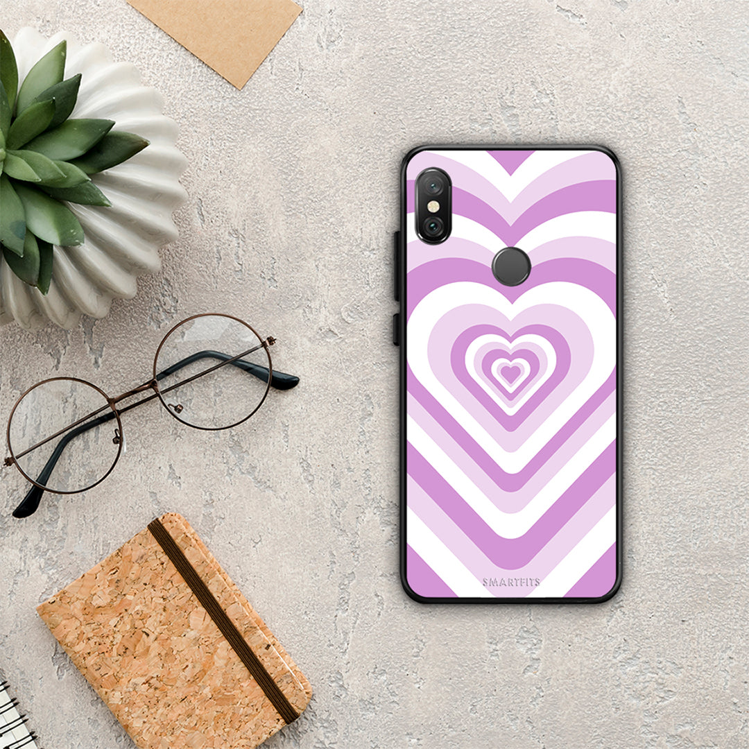 Lilac Hearts - Xiaomi Redmi Note 5 θήκη