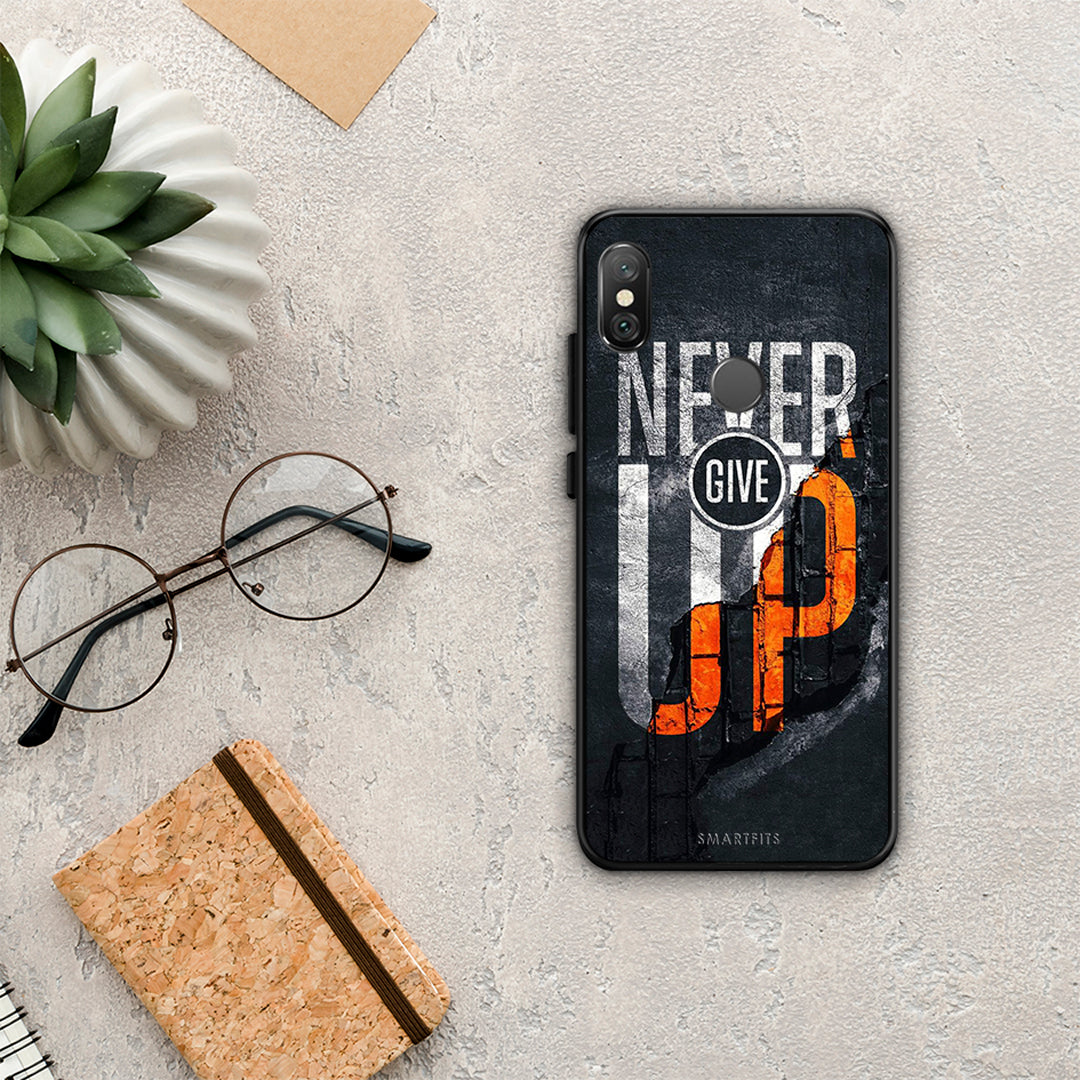 Never Give Up - Xiaomi Redmi Note 5 θήκη