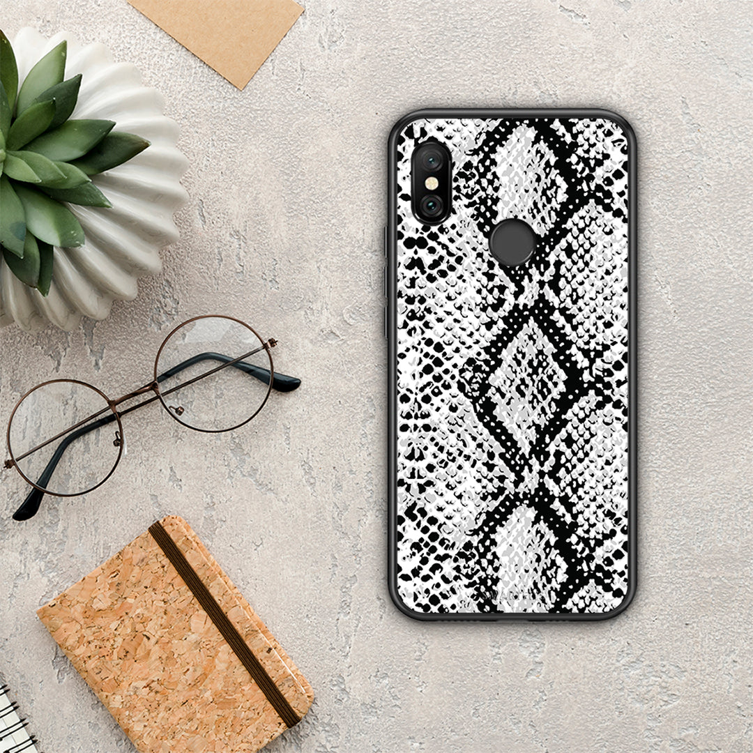 Animal White Snake - Xiaomi Redmi Note 6 Pro θήκη