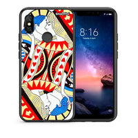 Thumbnail for Θήκη Xiaomi Redmi Note 6 Pro Card Love από τη Smartfits με σχέδιο στο πίσω μέρος και μαύρο περίβλημα | Xiaomi Redmi Note 6 Pro Card Love case with colorful back and black bezels