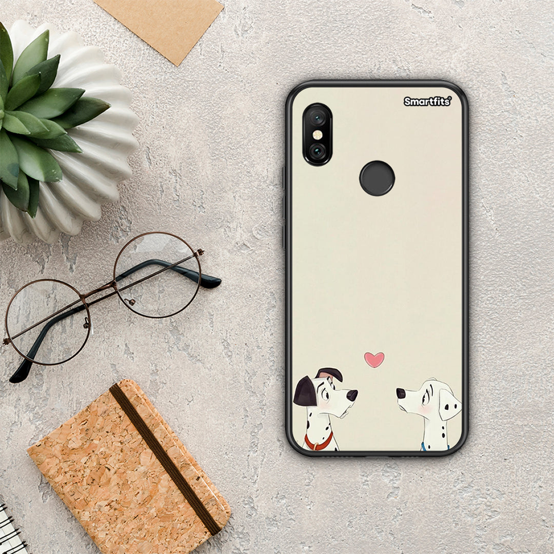 Dalmatians Love - Xiaomi Redmi Note 6 Pro θήκη