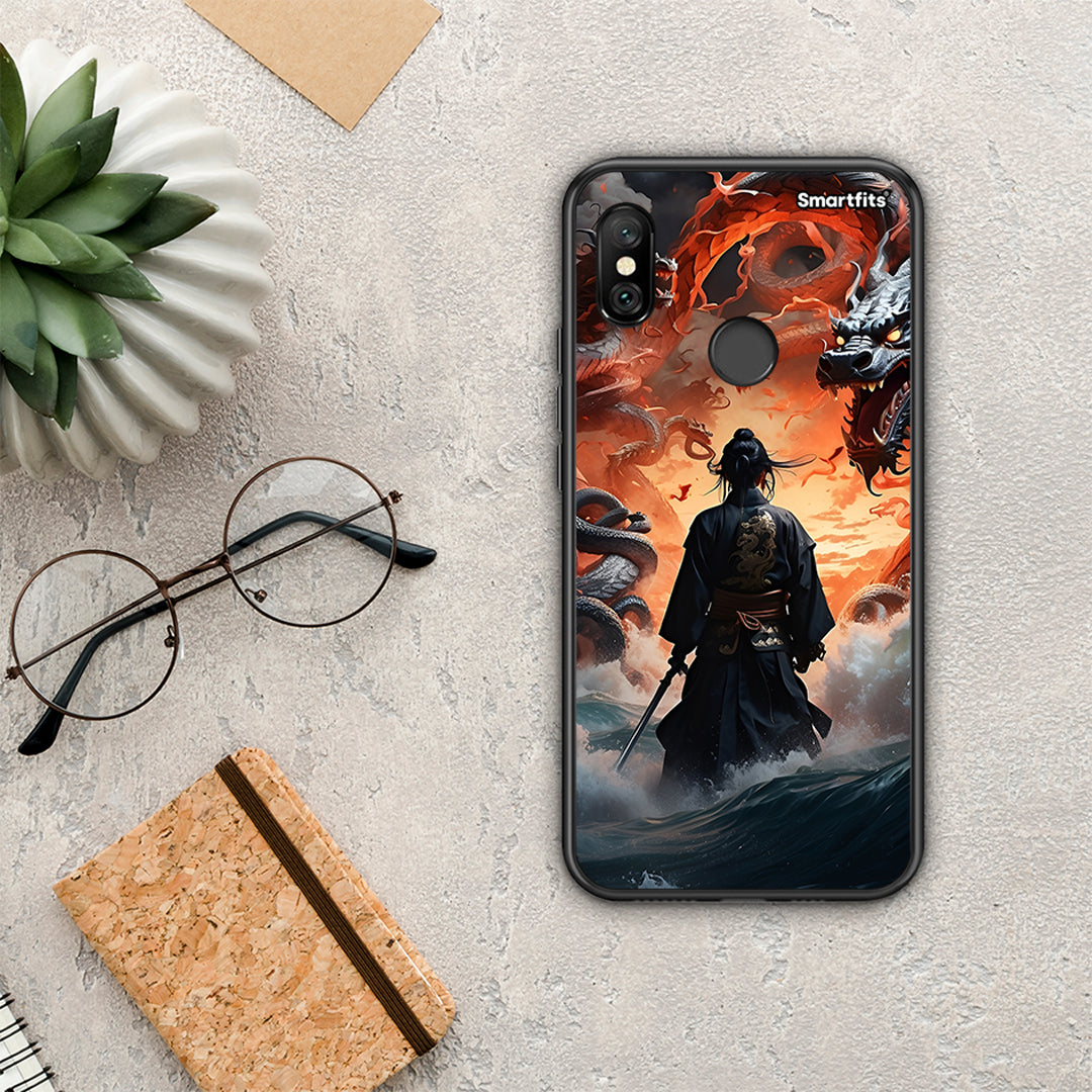 Dragons Fight - Xiaomi Redmi Note 6 Pro θήκη