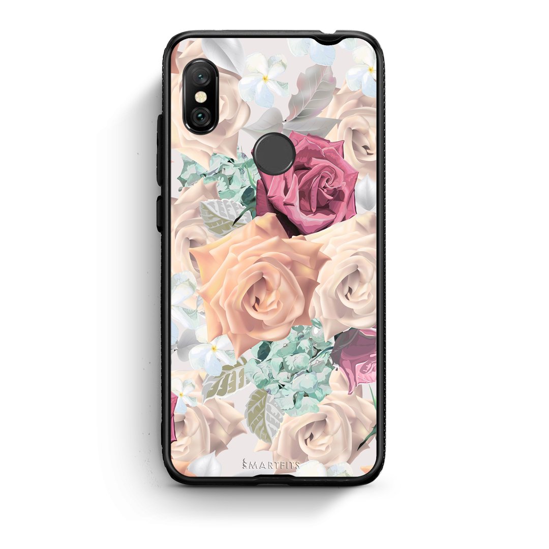 99 - Xiaomi Redmi Note 6 Pro  Bouquet Floral case, cover, bumper
