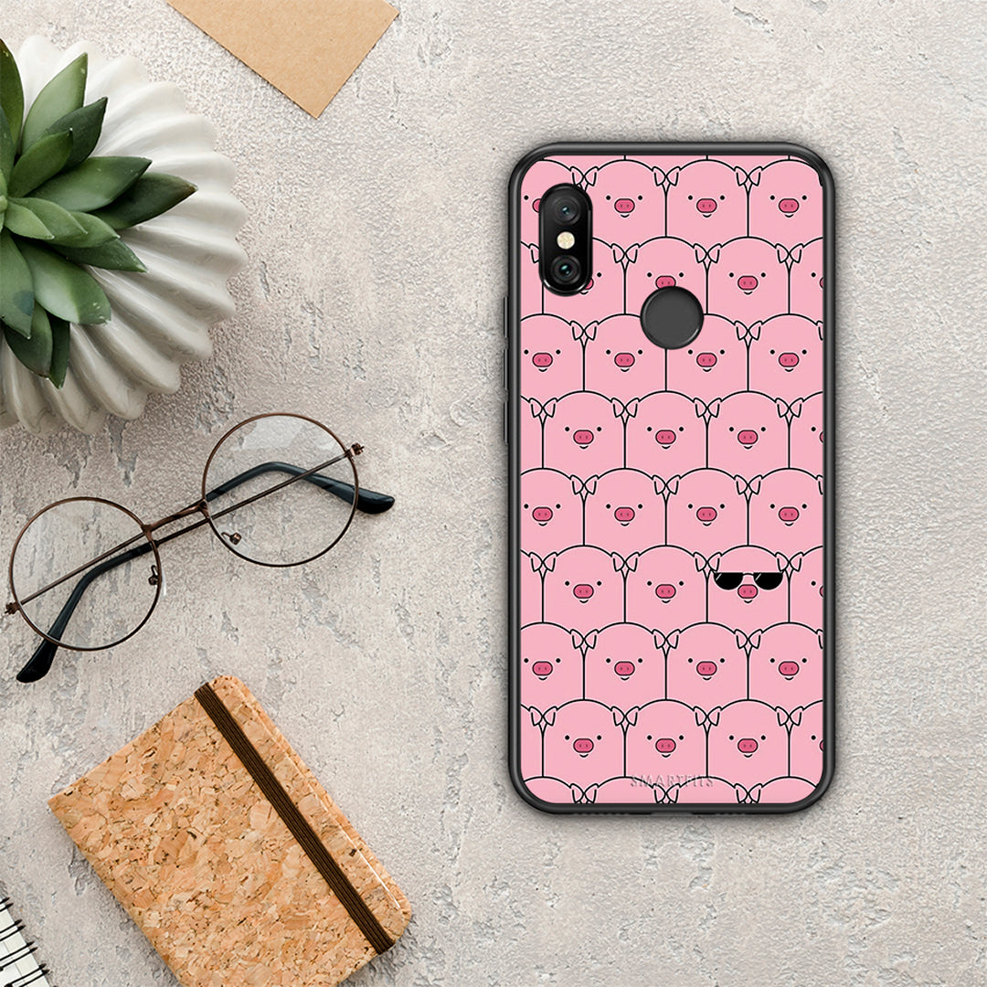 Pig Glasses - Xiaomi Redmi Note 6 Pro θήκη