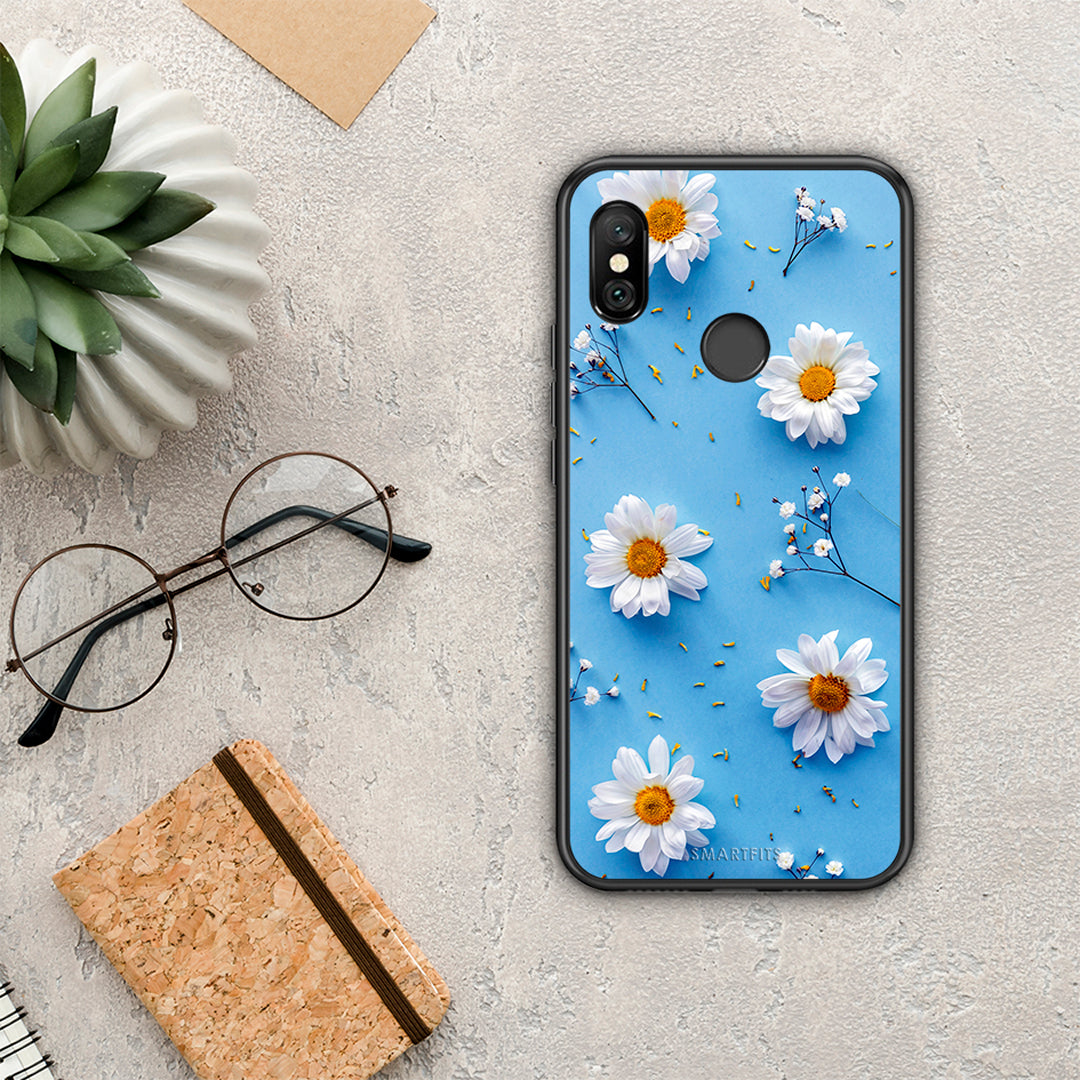 Real Daisies - Xiaomi Redmi Note 6 Pro θήκη