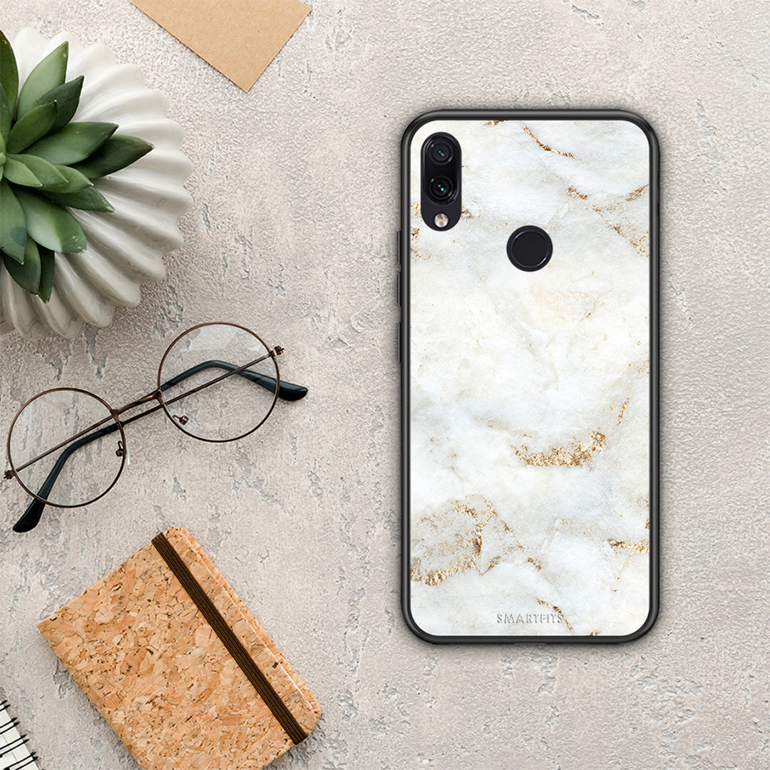 White Gold Marble - Xiaomi Redmi Note 7 θήκη