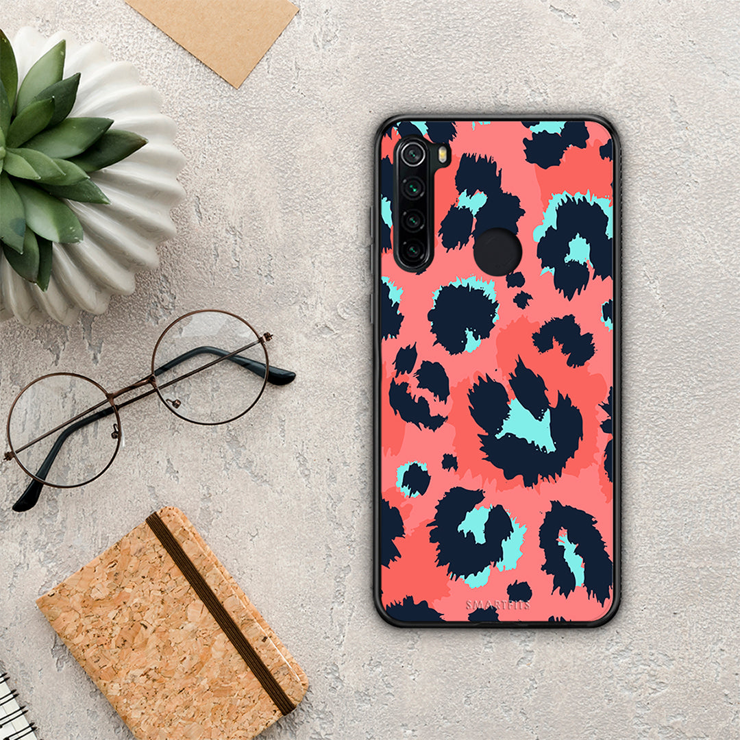 Animal Pink Leopard - Xiaomi Redmi Note 8 θήκη