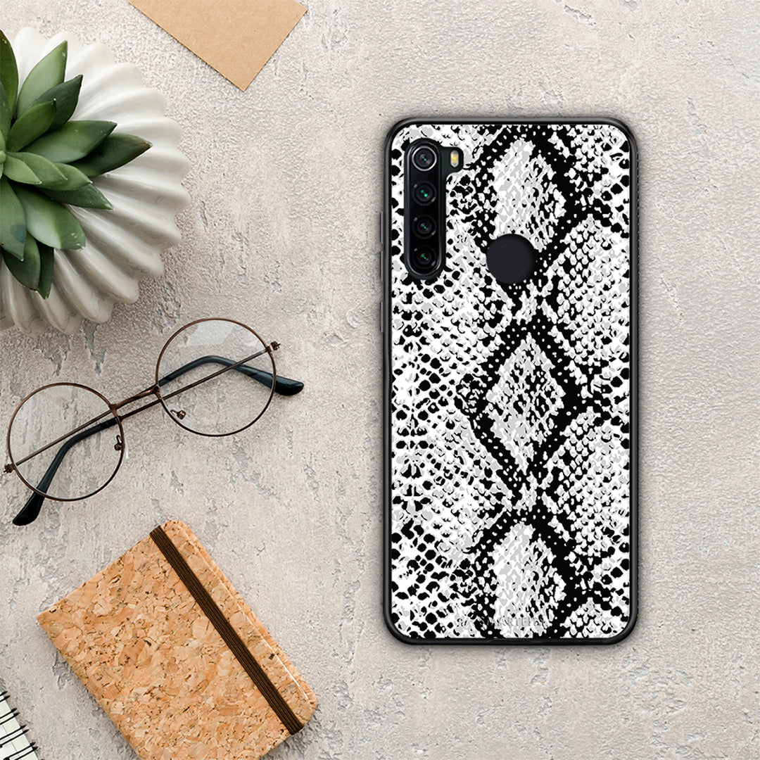 Animal White Snake - Xiaomi Redmi Note 8 θήκη