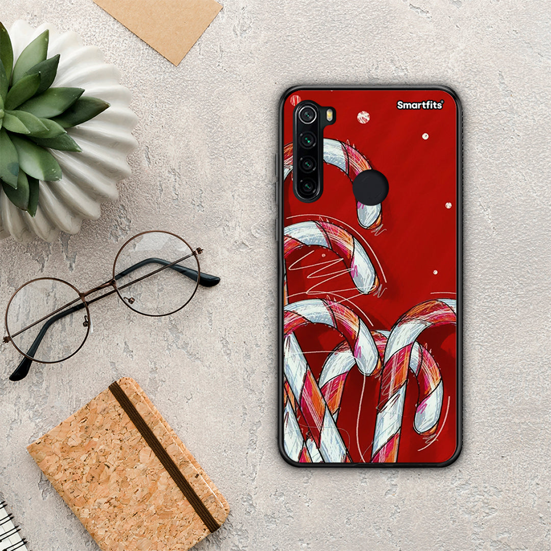 Candy Cane - Xiaomi Redmi Note 8 θήκη