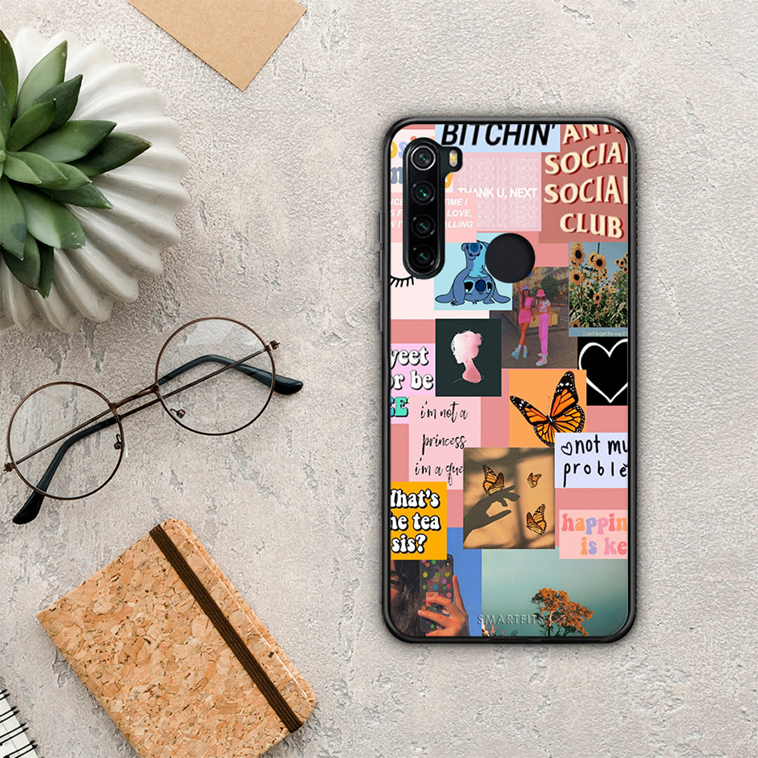 Collage Bitchin - Xiaomi Redmi Note 8 θήκη