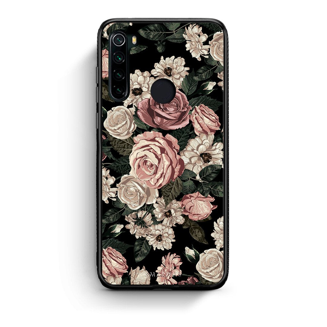 4 - Xiaomi Redmi Note 8 Wild Roses Flower case, cover, bumper